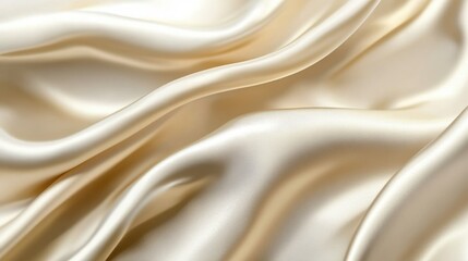 Obraz premium A white fabric with a wave pattern