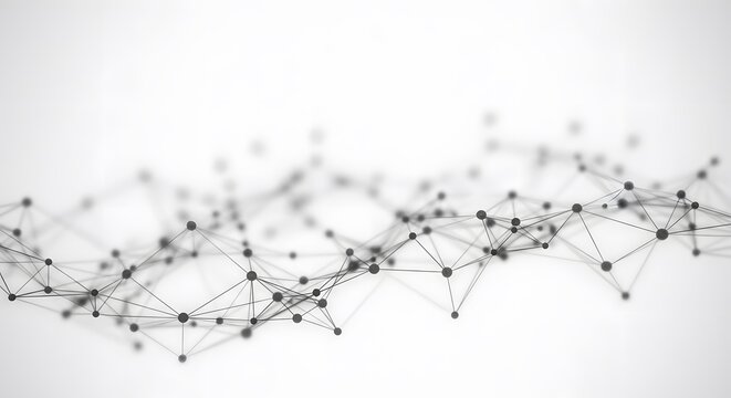 . Abstract white futuristic background.Wave with connecting dots and line.Abstract white futuristic background. White background. connecting dots and lines on a white background. Wave white background