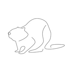 line art animal