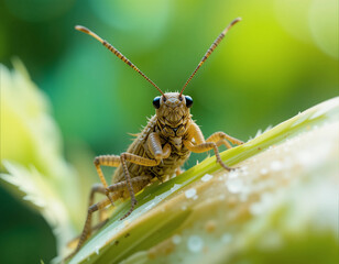 Fototapeta premium Summer's Song: The Chirping Beauty of Crickets