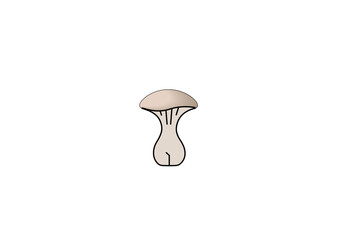 Cartoon mushrooms. Vector illustration, print for background, print on fabric, paper, wallpaper, packaging.	