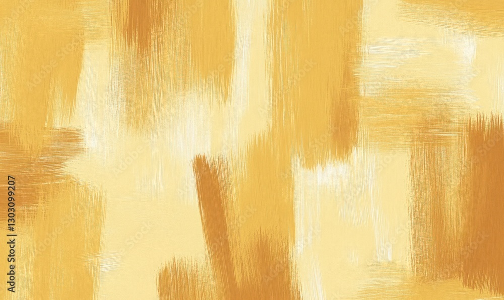 Poster flat texture with a gold background and a subtle, soft brushstroke design. the color should be a war