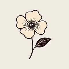 vector illustration of a flower