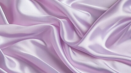Colorful silk satin fabrics folding, abstract background