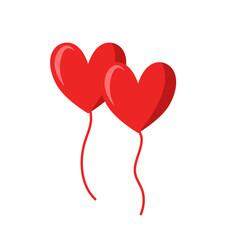 Romantic surprise gift shape heart ballon 

