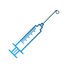 Fototapeta premium Syringe icon design template