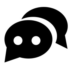 Cloud platform black icon pack