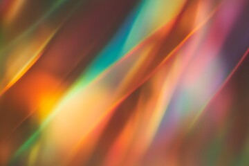 Glowing iridescent light background