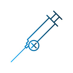 Syringe icon design template