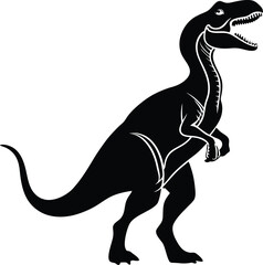 Dinosaur Silhouette, Vector Design, Dinosaur Icon