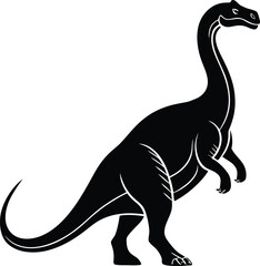 Fototapeta premium Dinosaur Silhouette, Vector Design, Dinosaur Icon