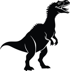 Dinosaur Silhouette, Vector Design, Dinosaur Icon
