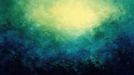 Abstract painting, vibrant colors, textured landscape, artistic expression