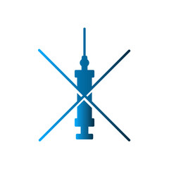 Syringe icon design template