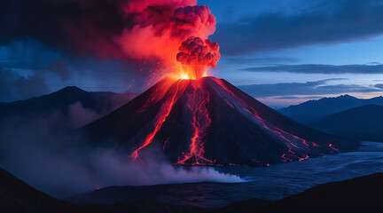 volcano eruption volcano