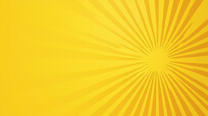 Obraz premium Golden Burst: A vibrant and dynamic abstract image of radiant sunbeams. Capturing a sense of energy, warmth, and positivity.