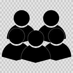 Monochrome icon, Profile icon. Avatar icons set. Male and female head silhouettes.  User icon vector set. Person icon, User icon for web site, User icon vector illustration, Persons symbol eps10 33