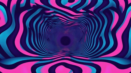Swirling Psychedelic Background Art in Vibrant Colors