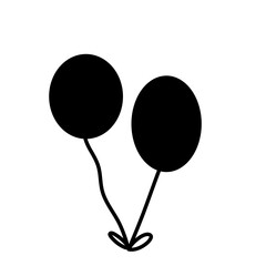 Ballons vector illustration