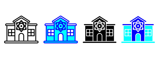 Laboratory Icon Set Multiple Style Collection