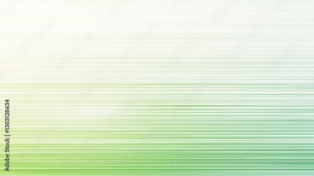 Poster horizontal lines abstract: minimalist and serene, a soft gradient of green and yellow hues. delicate