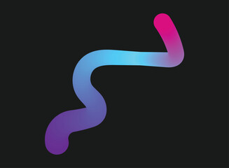 Illustration of an Fluid Line Gradient