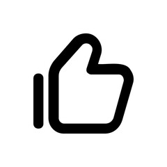 Obraz premium Like Line Icon
