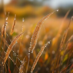 Obraz premium grass in the morning