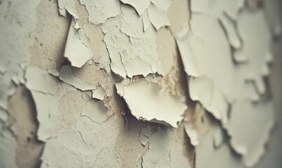 Obraz premium Peeling paint reveals the aging surface detail.