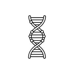 DNA Helix Double Strand Icon &ndash; Detailed Representation of Genetic Material and Molecular Biology