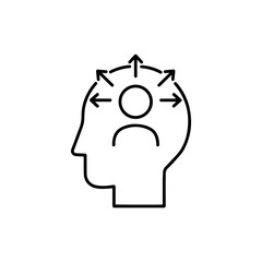 Leadership Vision Icon – Symbol Representing Leadership, Strategy, and Visionary Thinking