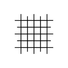Simple Composition Grid Icon – Representing Layout, Design, and Structure