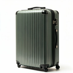 <Durable Green Carry-On Suitcase with Wheels: Stylish, Lightweight Travel Gear for Vacation and Business Essentials>