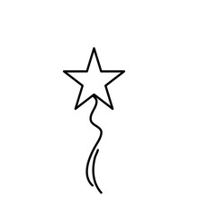 Balloon outline icons
