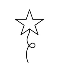 Balloon outline icons
