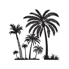 palm tree silhouette