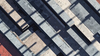 Shadow subway texture on abstract background design illustration 