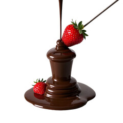 chocolate and strawberry