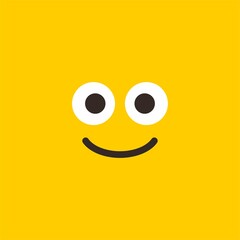 set emoticon emoji flat icon