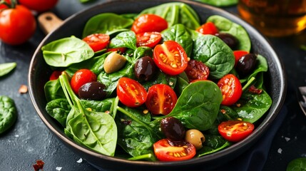 Fresh rural style salad