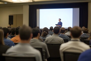 Audience Listening Attentively to the Speaker