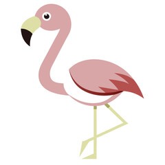 illustration of a flamingo