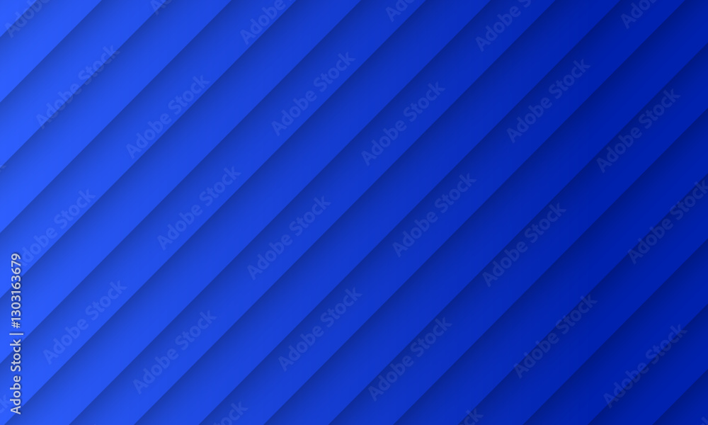 Aufkleber deep blue diagonal striped abstract background with gradient effect for modern digital designs