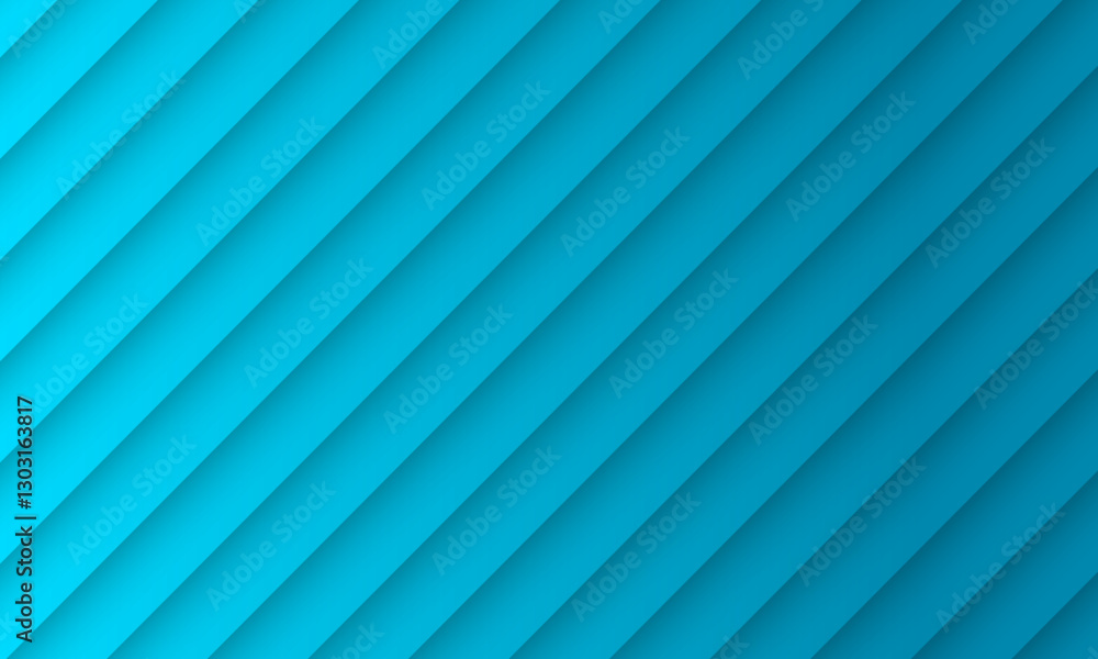 Poster abstract blue diagonal striped background with gradient effect for modern design and digital art