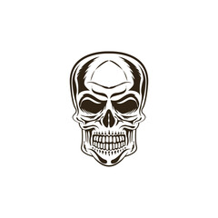 skull vector art illustration design