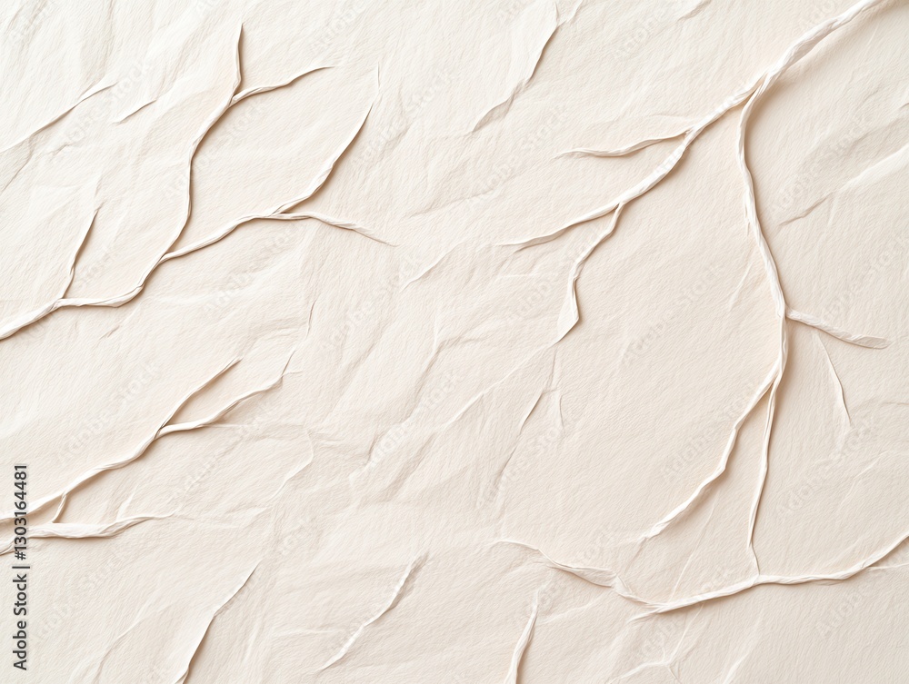 Poster abstract textured background with delicate paper creases and veins, suitable for design