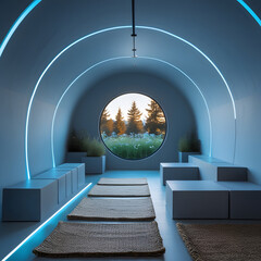 This ultra-modern architectural marvel blends seamless design with advanced technology, creating a future-ready living space where comfort is invisible yet omnipresent.