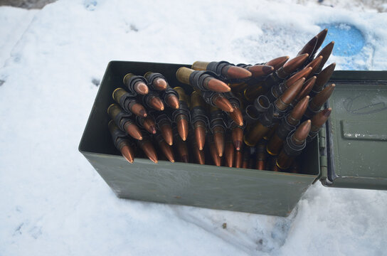 Ammunition 50 cal. in a box
