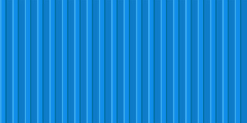 Obraz premium blue sheet corrugated horizontal for roof, sheet grooved zinc board for background, galvanized iron for fences, walls, roofs, industrial cargo background