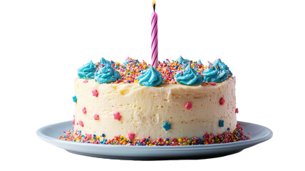 birthday cake isolated on Cutout background.PNG